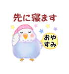 家族の連絡☆ 仲良しインコさん（個別スタンプ：11）