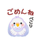 家族の連絡☆ 仲良しインコさん（個別スタンプ：21）