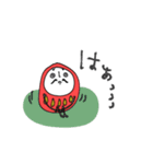 mottoの達磨をまとうだるま♡重圧（個別スタンプ：4）