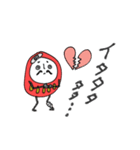 mottoの達磨をまとうだるま♡重圧（個別スタンプ：9）