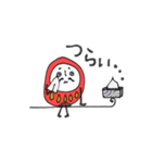 mottoの達磨をまとうだるま♡重圧（個別スタンプ：13）