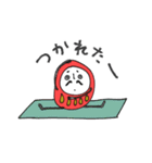mottoの達磨をまとうだるま♡重圧（個別スタンプ：25）
