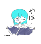 子ども 絵 作品 マンガ イラスト小学生（個別スタンプ：1）