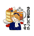 ふんわりリボンちゃん 17 ♡敬語＆お仕事編（個別スタンプ：24）
