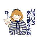 ふんわりリボンちゃん 17 ♡敬語＆お仕事編（個別スタンプ：28）