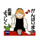 ふんわりリボンちゃん 17 ♡敬語＆お仕事編（個別スタンプ：30）