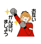 ふんわりリボンちゃん 17 ♡敬語＆お仕事編（個別スタンプ：31）