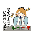 ふんわりリボンちゃん 17 ♡敬語＆お仕事編（個別スタンプ：32）