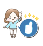 背景が動く！大人女子の日常（個別スタンプ：7）