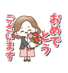 背景が動く！大人女子の日常（個別スタンプ：16）