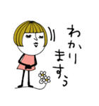 mottoの大人ぱっつんボブ♡日常（個別スタンプ：6）