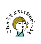 mottoの大人ぱっつんボブ♡日常（個別スタンプ：13）
