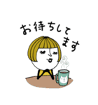 mottoの大人ぱっつんボブ♡日常（個別スタンプ：21）