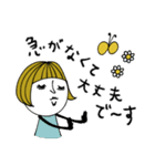 mottoの大人ぱっつんボブ♡日常（個別スタンプ：22）