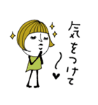 mottoの大人ぱっつんボブ♡日常（個別スタンプ：24）