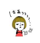 mottoの大人ぱっつんボブ♡日常（個別スタンプ：28）