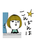 mottoの大人ぱっつんボブ♡日常（個別スタンプ：31）