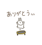 うさぎだけ。くすみ。（個別スタンプ：21）