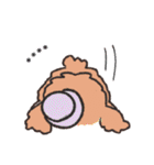 愛犬家たちのわんこ/秋/敬語メモ/トイプー（個別スタンプ：32）