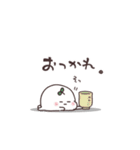 まるいやつら。まったくやる気なし（個別スタンプ：3）