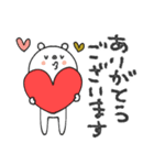 mottoのvくまさん♡伝える（個別スタンプ：5）