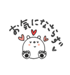 mottoのvくまさん♡伝える（個別スタンプ：22）