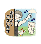 ベビーフェイスのシニアちゃん20ポジティブ（個別スタンプ：2）