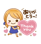 飛び出す♡大人GIRL！（個別スタンプ：6）