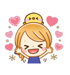 飛び出す♡大人GIRL！（個別スタンプ：21）