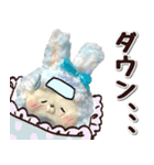 ▶️背景が動く♡本物のぬいぐるみ♡日常（個別スタンプ：5）