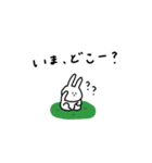 うさぎだけ。連絡に。（個別スタンプ：29）