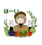 ほのぼのボブちゃん ♡ いろんな秋・日常（個別スタンプ：14）