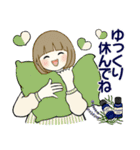ほのぼのボブちゃん ♡ いろんな秋・日常（個別スタンプ：24）