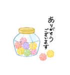 大人の誕生日*優しい絵ハガキ風スタンプ（個別スタンプ：12）
