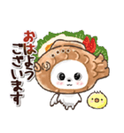 愛犬家のわんこ♡たい焼き＆たこ焼き（個別スタンプ：2）
