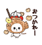 愛犬家のわんこ♡たい焼き＆たこ焼き（個別スタンプ：8）