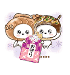 愛犬家のわんこ♡たい焼き＆たこ焼き（個別スタンプ：34）