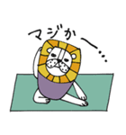 mottoの唯一無二スタンプ♡ヨガマットの上（個別スタンプ：27）