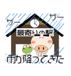 ブタさん★家族通信（個別スタンプ：25）