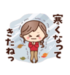秋♡ナチュラルガール（個別スタンプ：12）