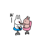 うさぎだけ。体調編。（個別スタンプ：10）