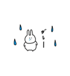 うさぎだけ。体調編。（個別スタンプ：16）