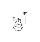 うさぎだけ。体調編。（個別スタンプ：19）