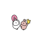 うさぎだけ。体調編。（個別スタンプ：30）