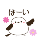 飛び出す！三毛猫とシマエナガ 残暑～秋（個別スタンプ：5）
