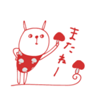 mottoの唯一無二スタンプ♡秋と赤とグレー（個別スタンプ：3）