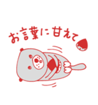 mottoの唯一無二スタンプ♡秋と赤とグレー（個別スタンプ：23）