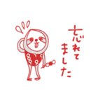 mottoの唯一無二スタンプ♡秋と赤とグレー（個別スタンプ：32）