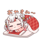 ホロライブ公式スタンプ「百鬼あやめ」（個別スタンプ：7）