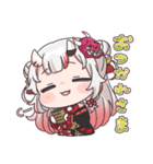 ホロライブ公式スタンプ「百鬼あやめ」（個別スタンプ：15）